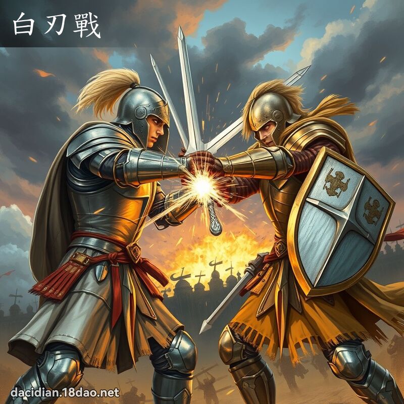 白刃戰 - 國語大辭典配圖