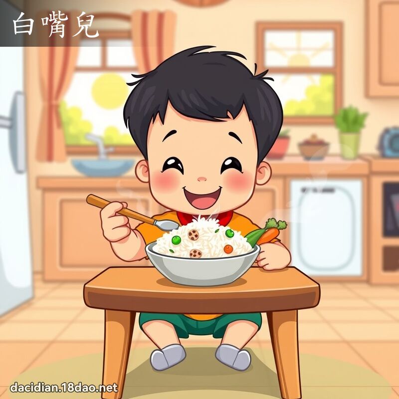 白嘴儿 - 国语大辞典配图