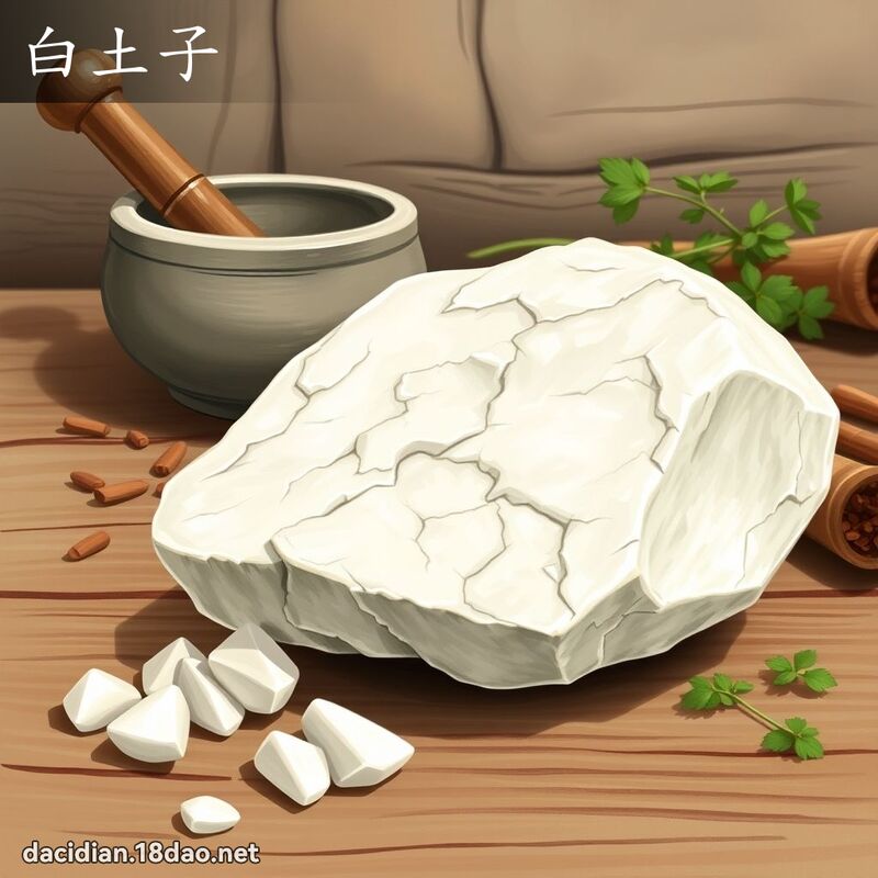 白土子 - 國語大辭典配圖