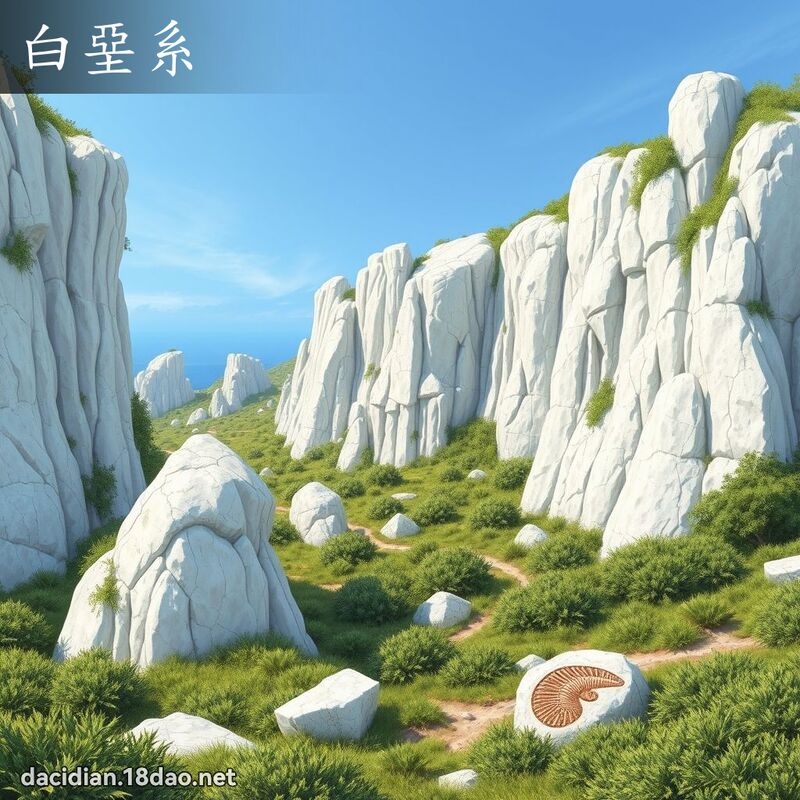 白堊系 - 国语大辞典配图