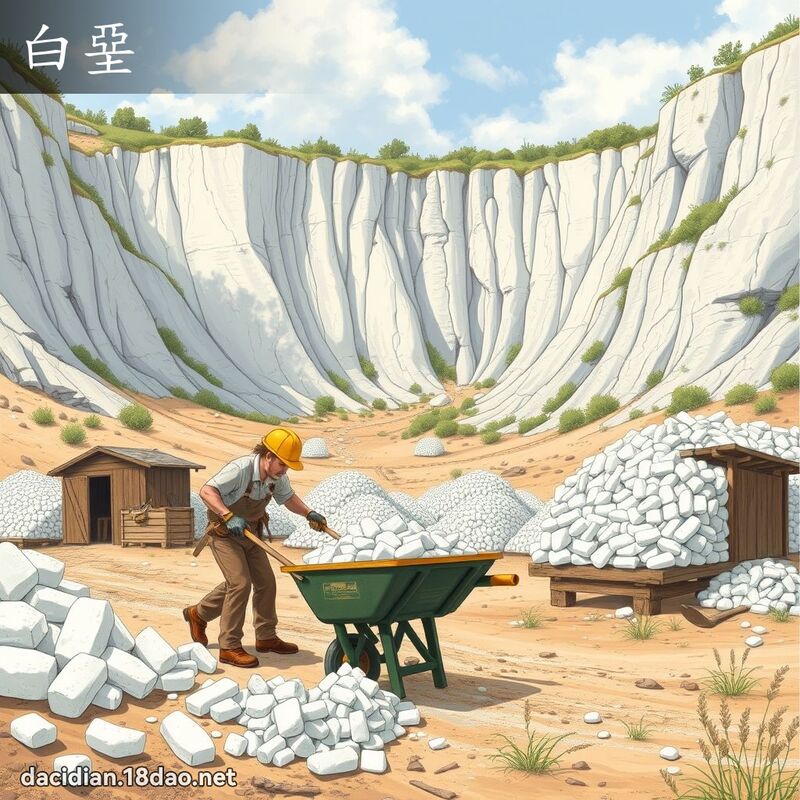 白堊 - 國語大辭典配圖