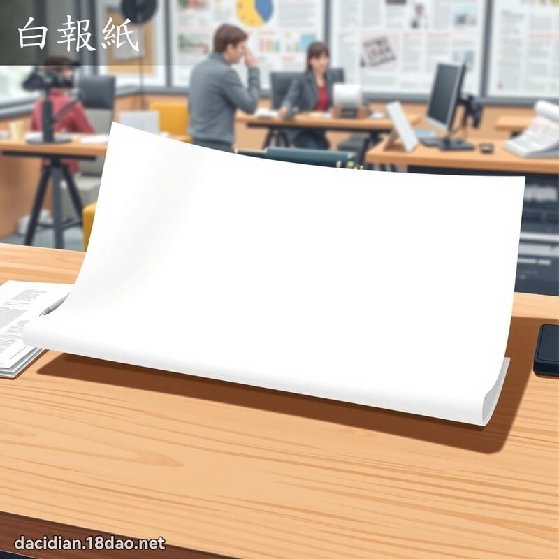白报纸 - 国语大辞典配图