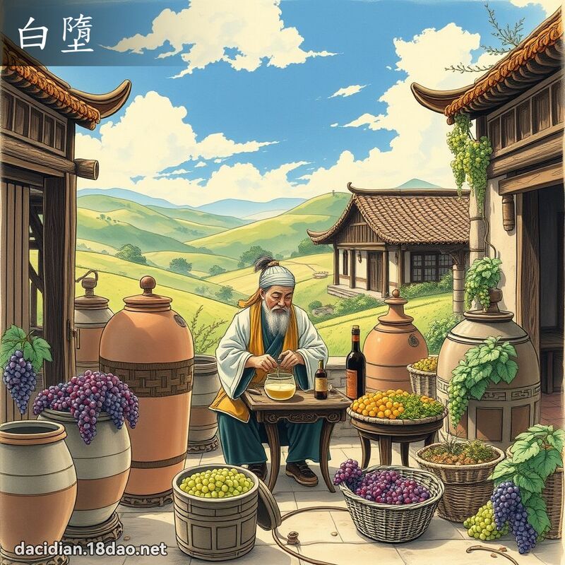 白墮 - 国语大辞典配图
