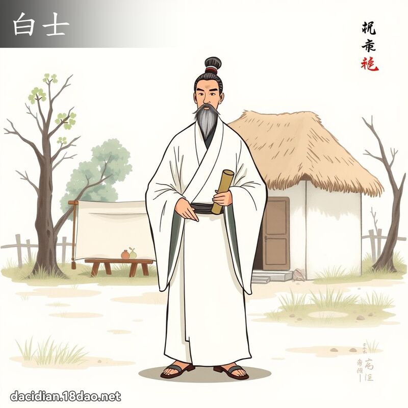 白士 - 國語大辭典配圖