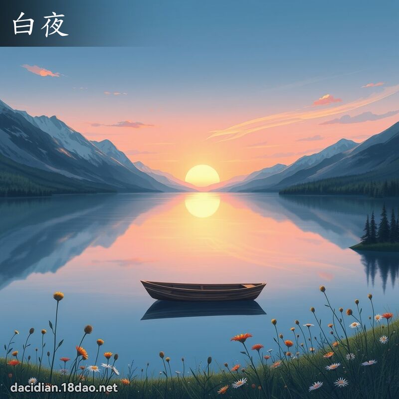 白夜 - 国语大辞典配图