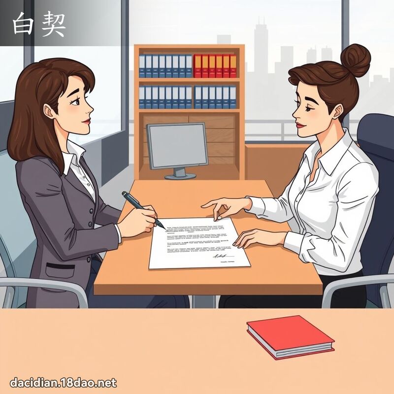 白契 - 国语大辞典配图