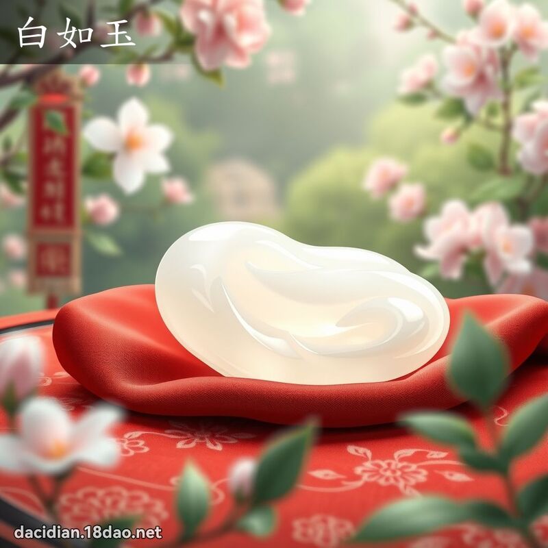 白如玉 - 国语大辞典配图