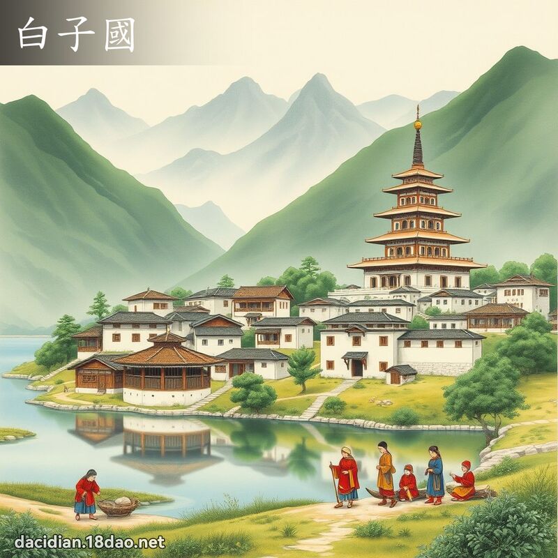 白子国 - 国语大辞典配图
