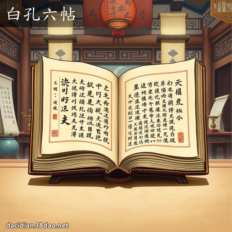 白孔六帖 - 国语大辞典配图