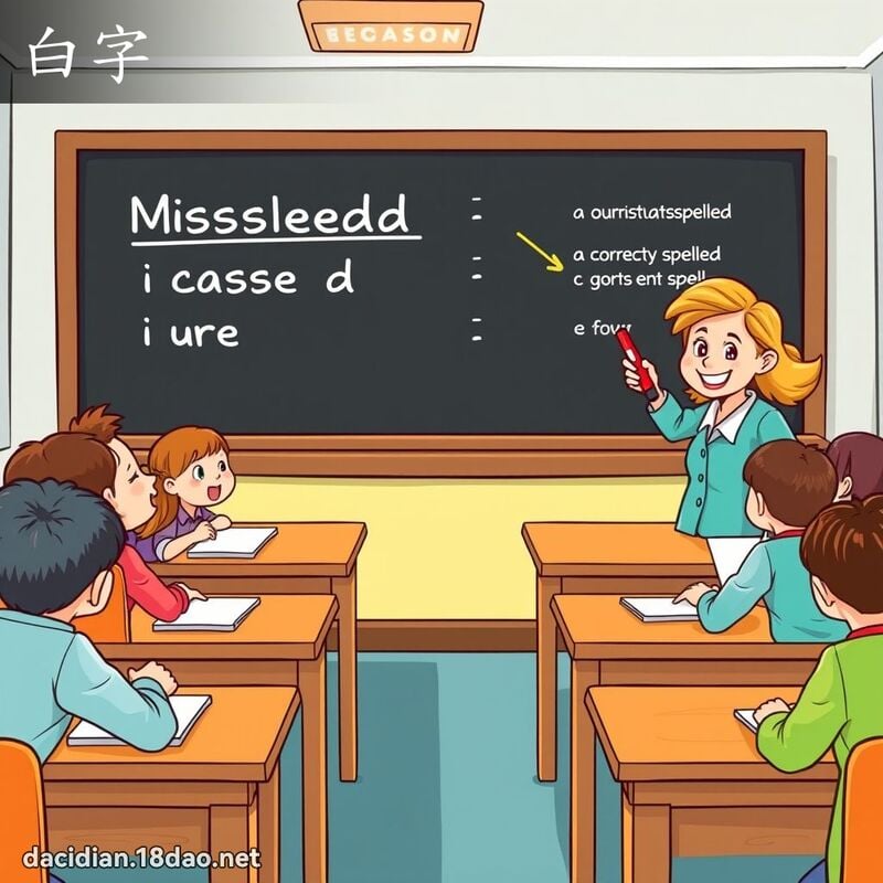 白字 - 国语大辞典配图