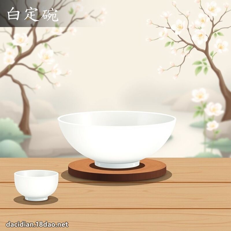 白定碗 - 國語大辭典配圖