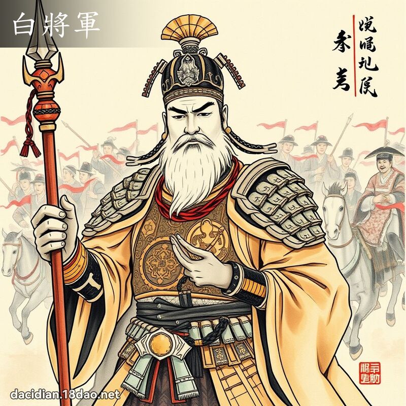 白將军 - 国语大辞典配图