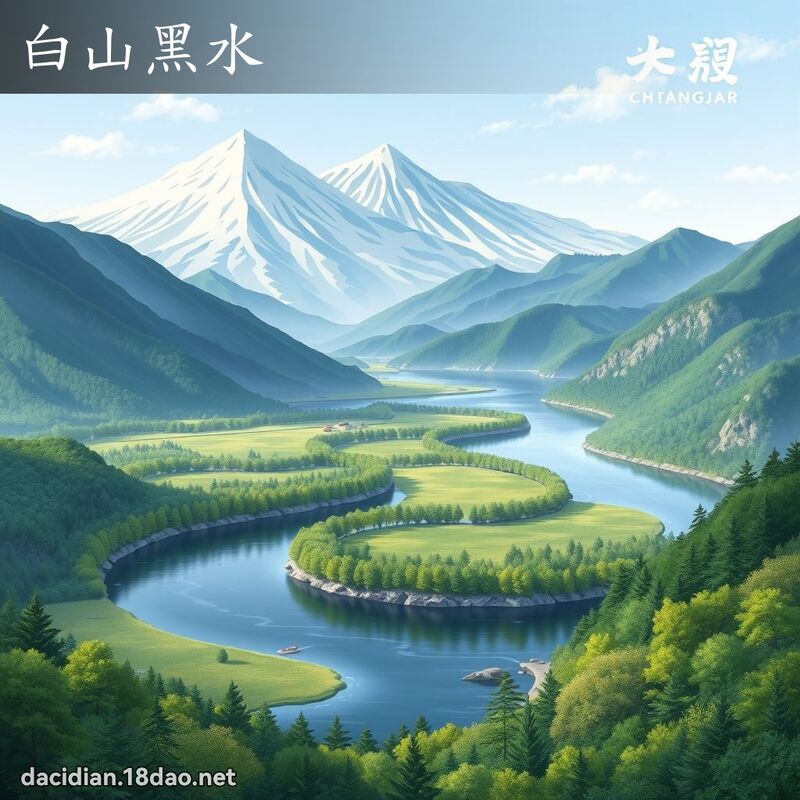 白山黑水 - 國語大辭典配圖