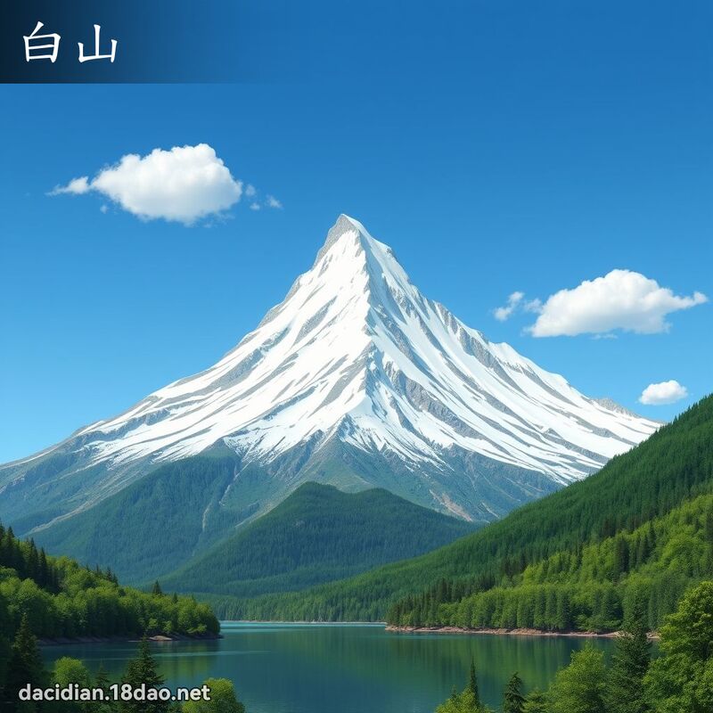 白山 - 國語大辭典配圖