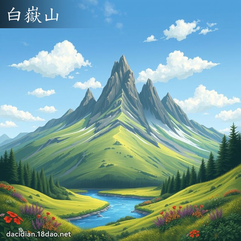 白岳山 - 国语大辞典配图