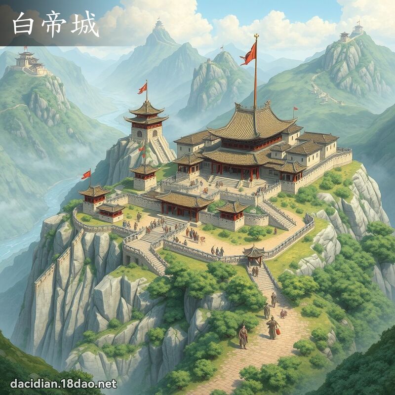 白帝城 - 國語大辭典配圖