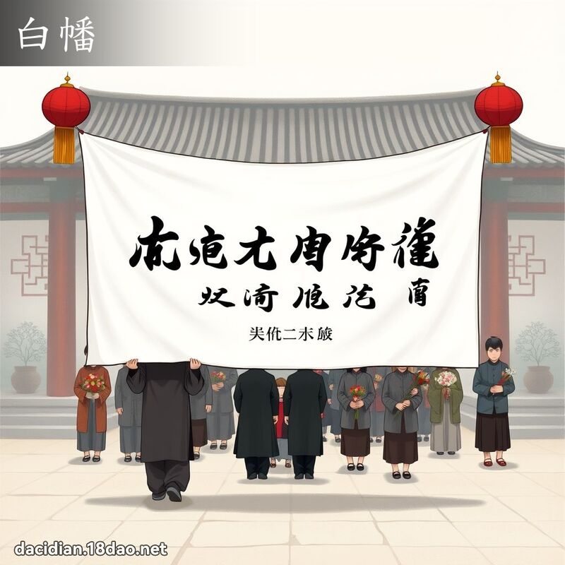 白幡 - 国语大辞典配图
