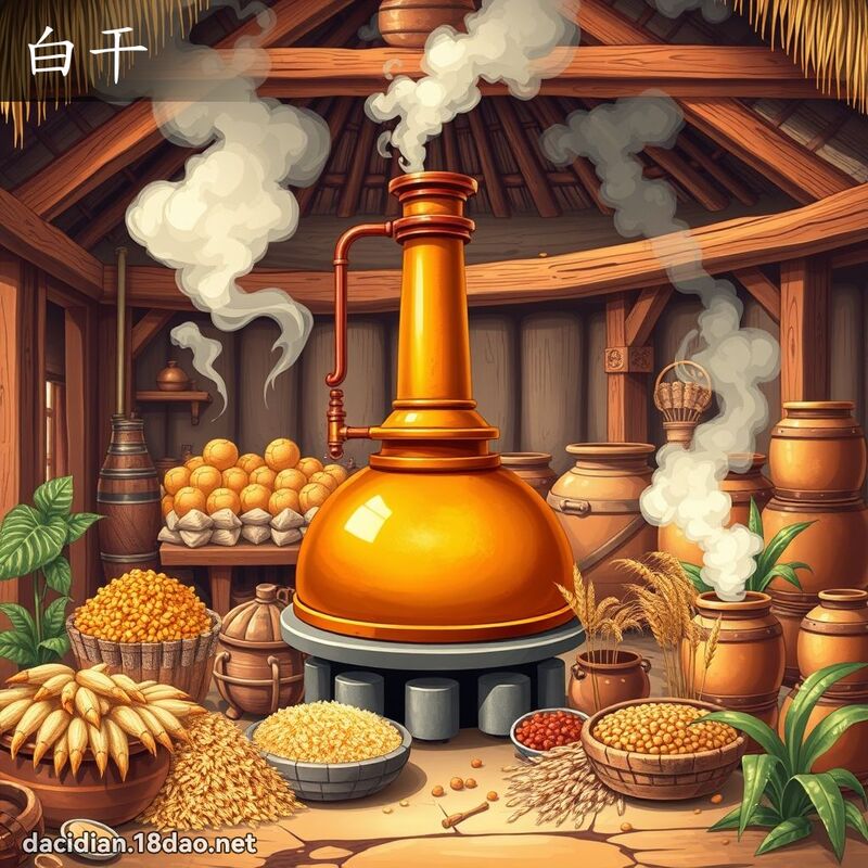 白干 - 国语大辞典配图