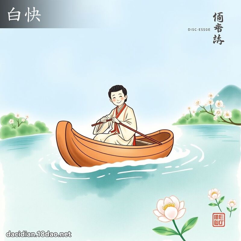 白快 - 国语大辞典配图