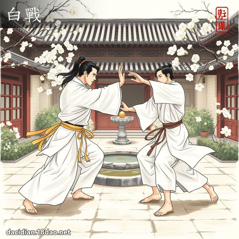 白戰 - 國語大辭典配圖