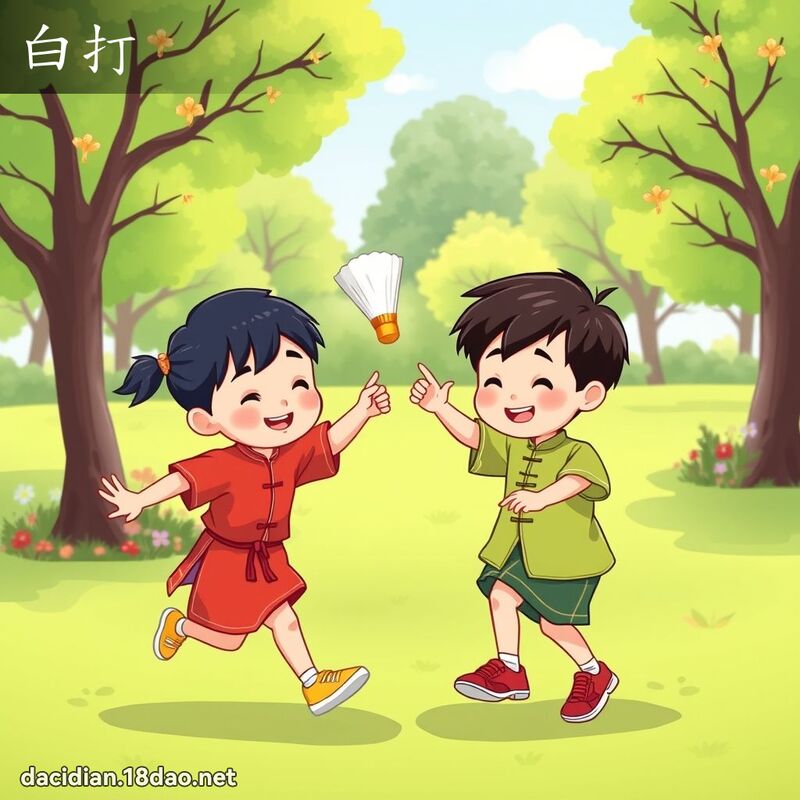 白打 - 国语大辞典配图