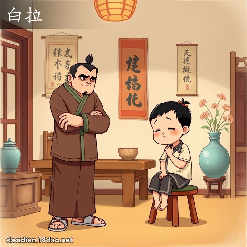 白拉 - 國語大辭典配圖