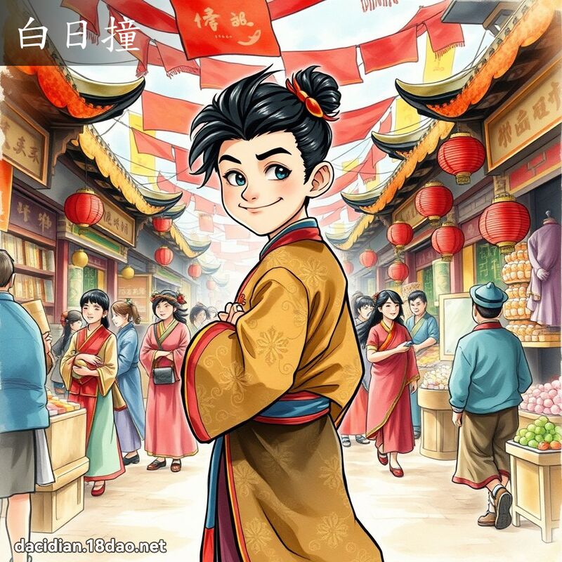 白日撞 - 国语大辞典配图