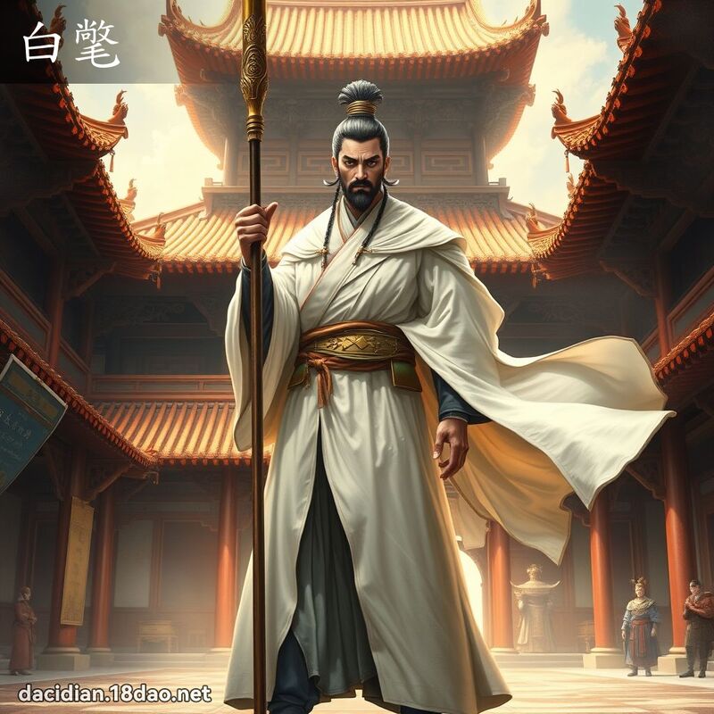 白氅 - 国语大辞典配图