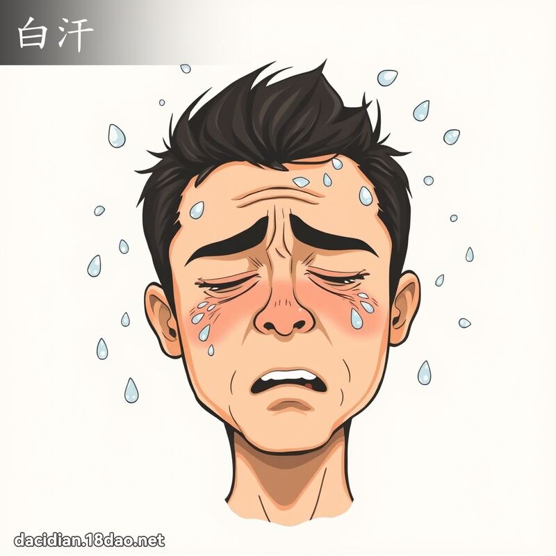白汗 - 國語大辭典配圖