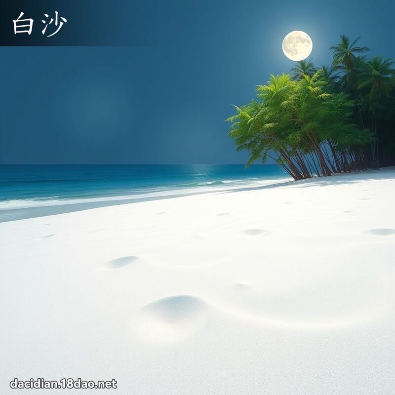白沙 - 国语大辞典配图