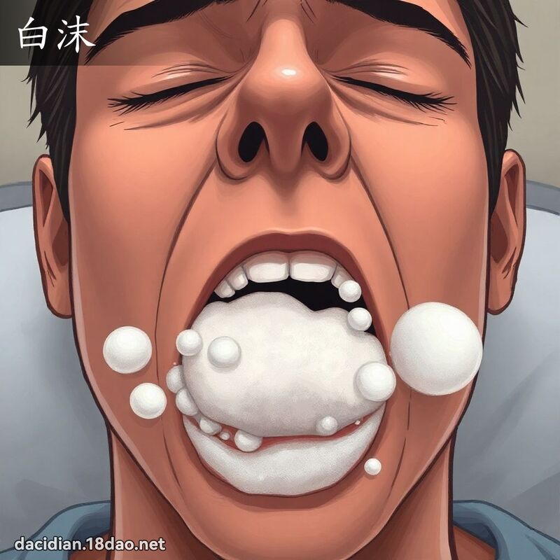 白沫 - 国语大辞典配图