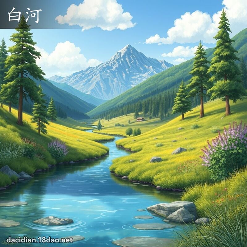 白河 - 國語大辭典配圖