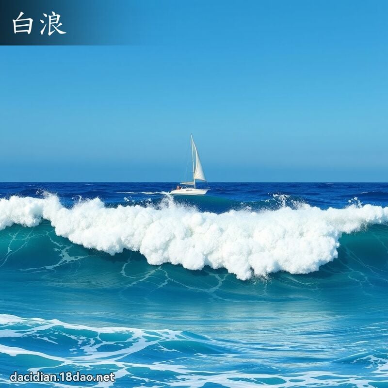 白浪 - 国语大辞典配图