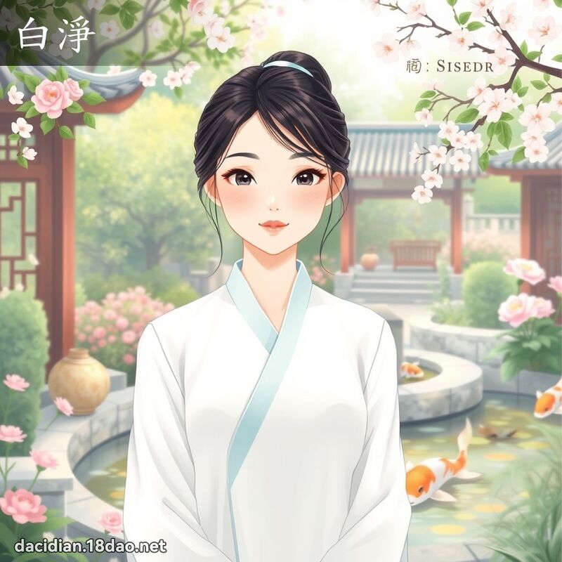 白淨 - 國語大辭典配圖