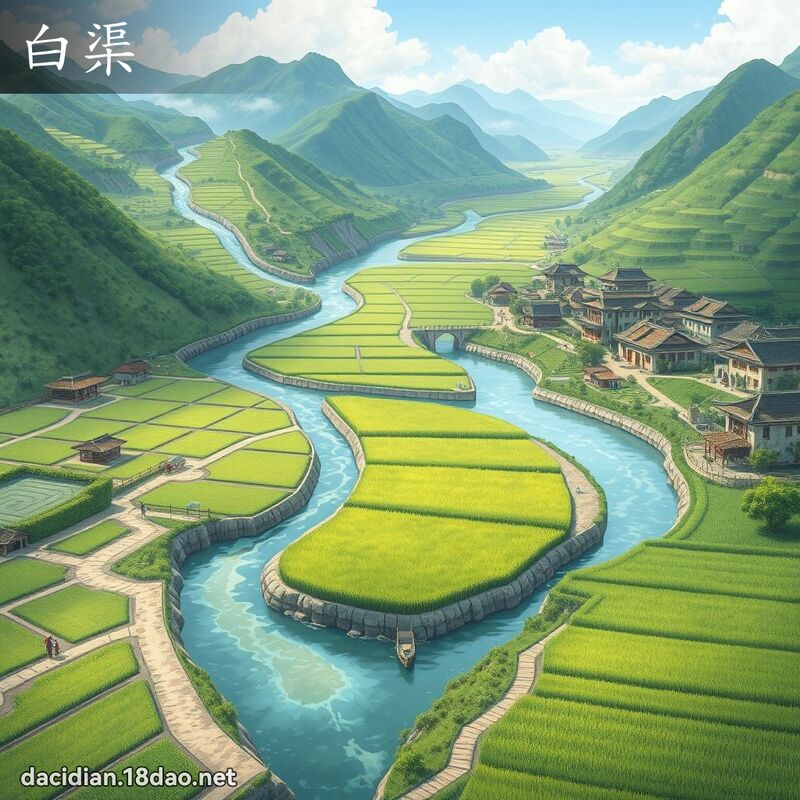 白渠 - 国语大辞典配图