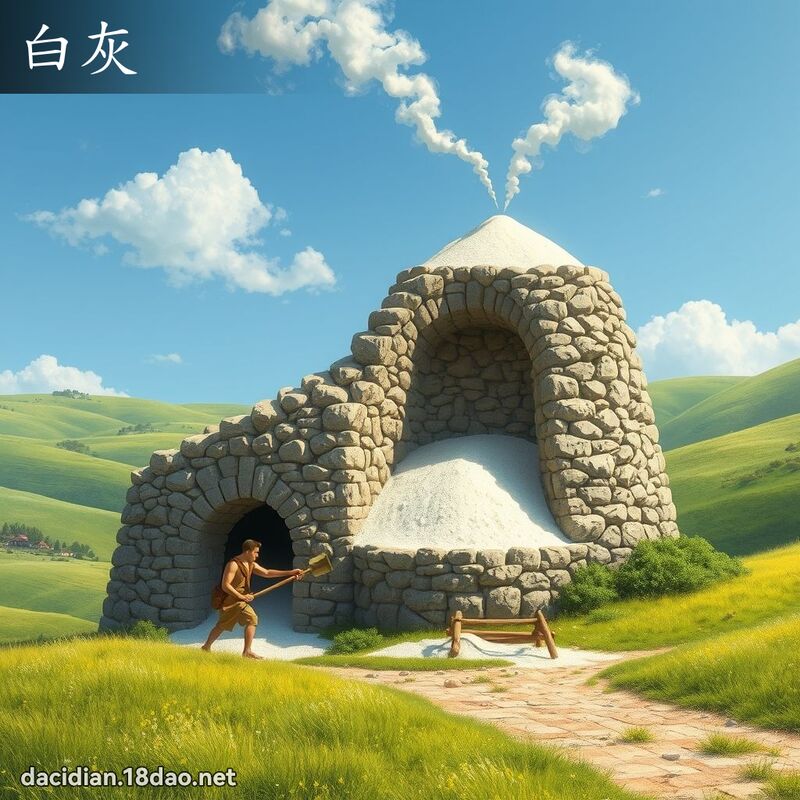 白灰 - 国语大辞典配图
