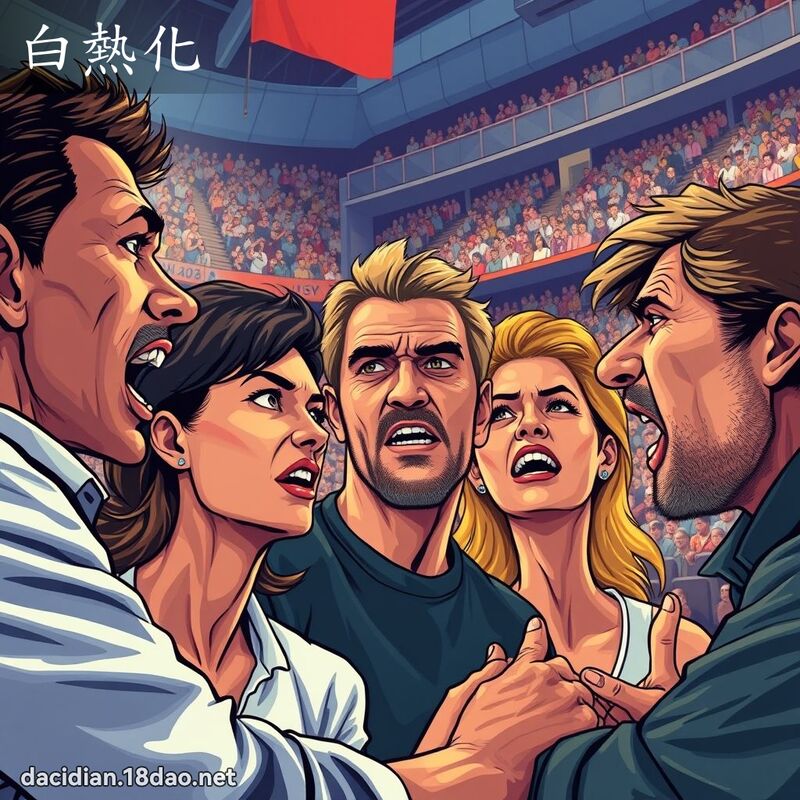 白热化 - 国语大辞典配图