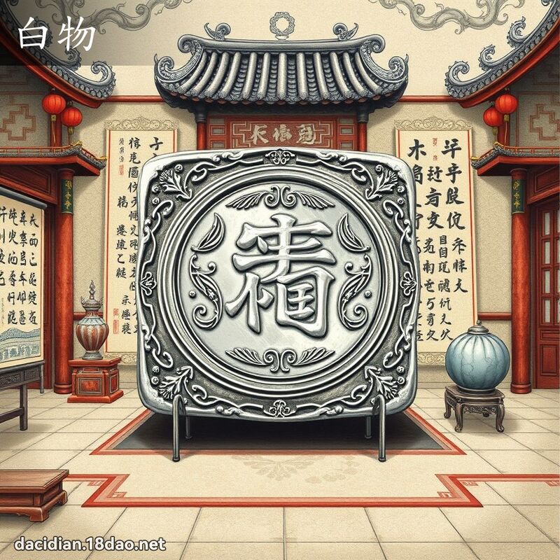 白物 - 国语大辞典配图