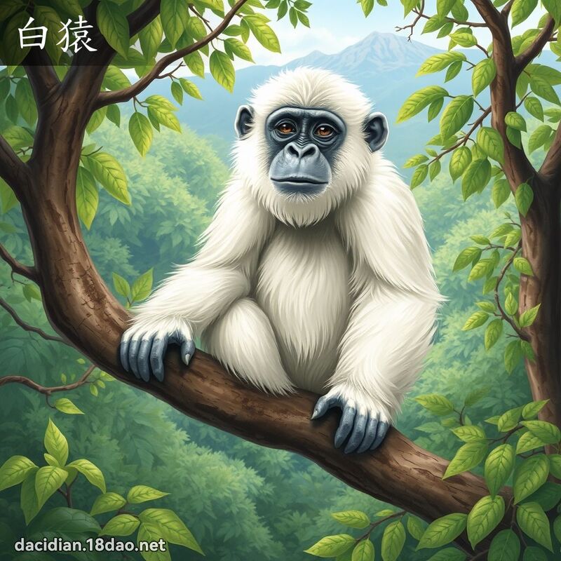 白猿 - 國語大辭典配圖