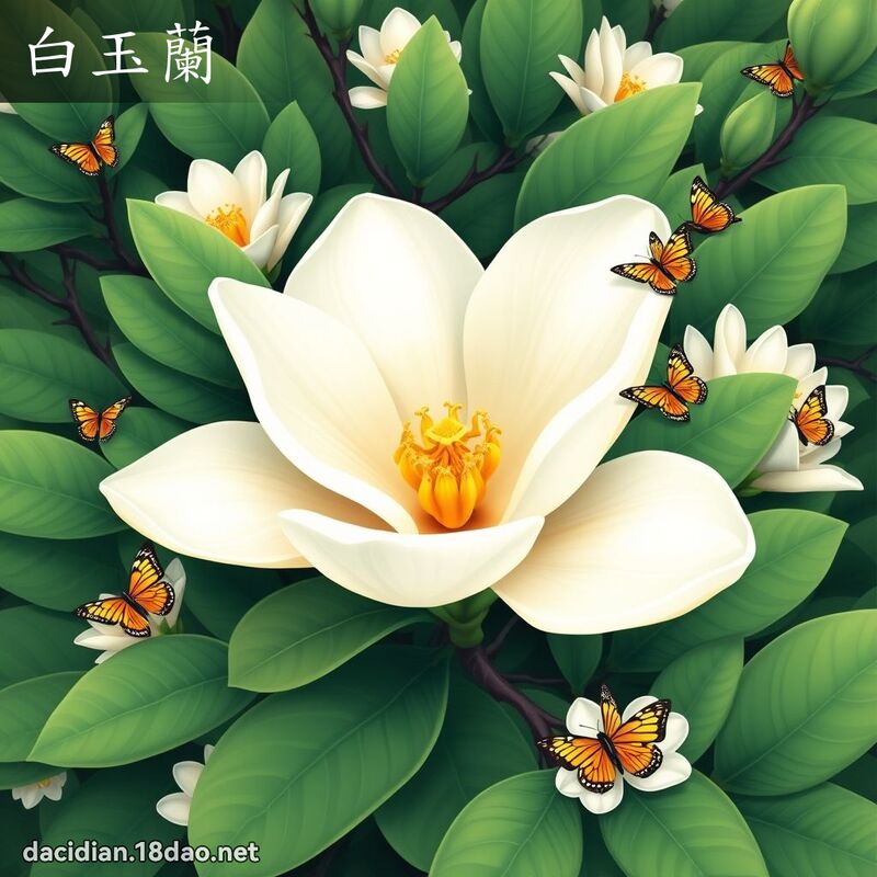 白玉蘭 - 國語大辭典配圖
