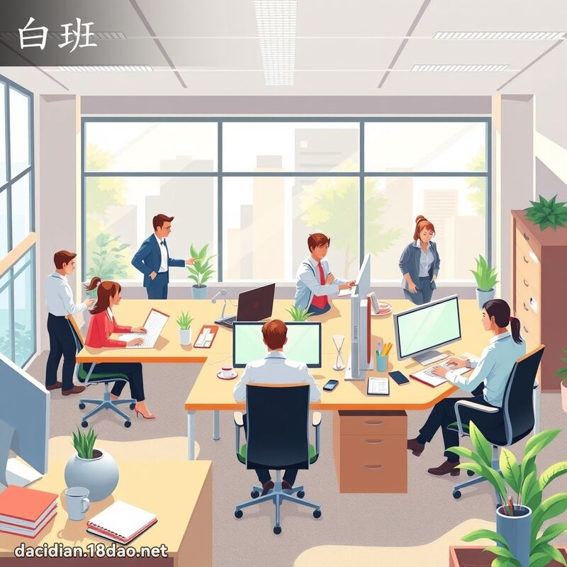 白班 - 國語大辭典配圖