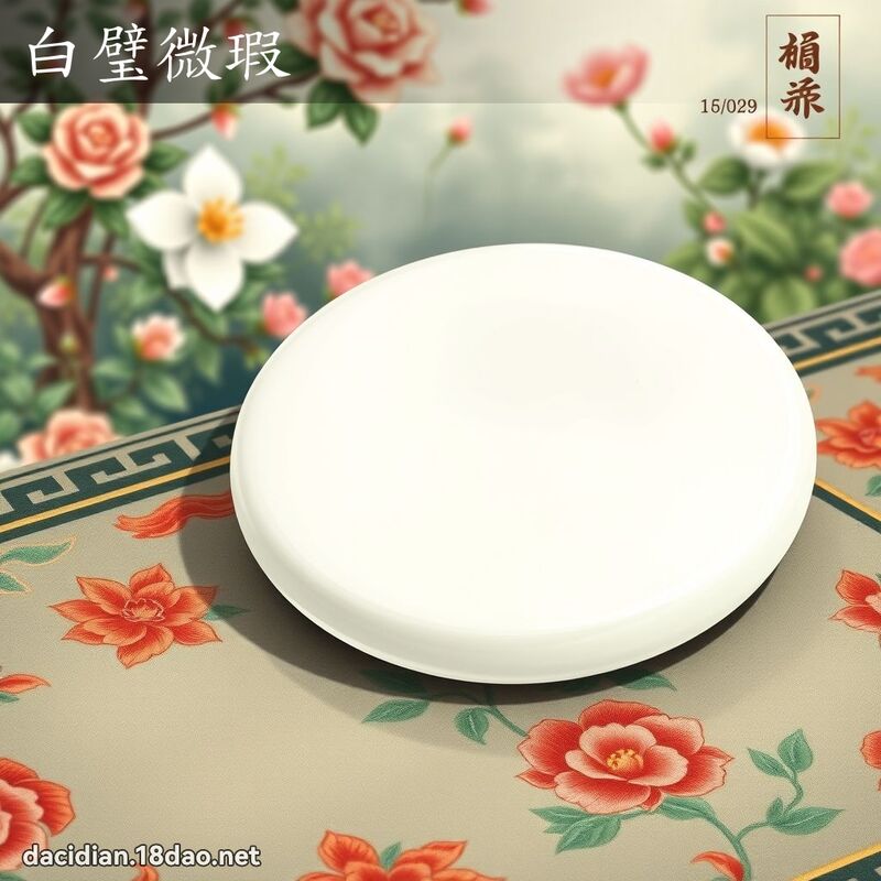 白璧微瑕 - 國語大辭典配圖