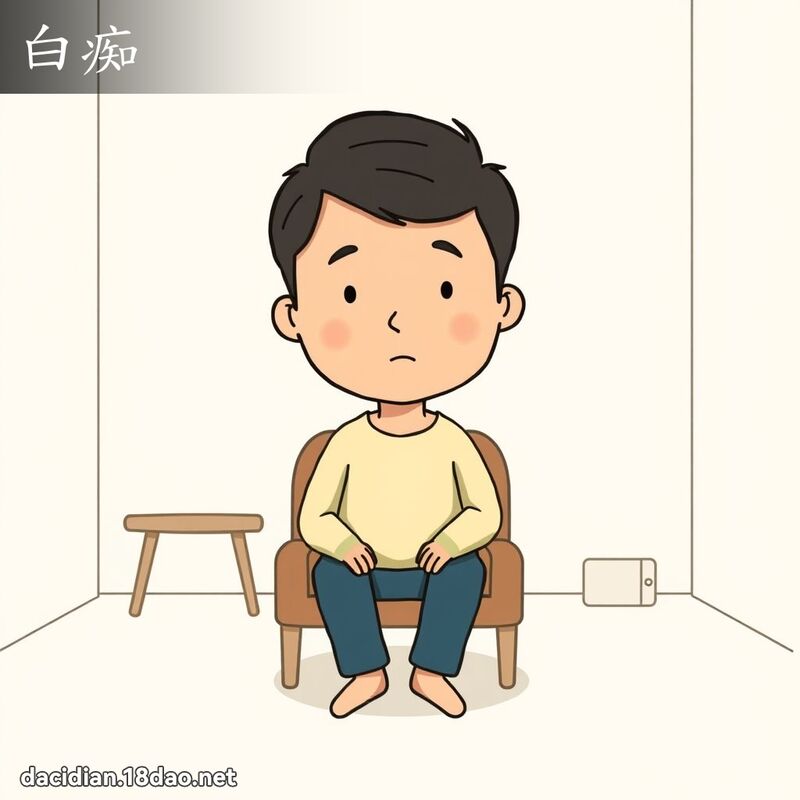 白痴 - 国语大辞典配图