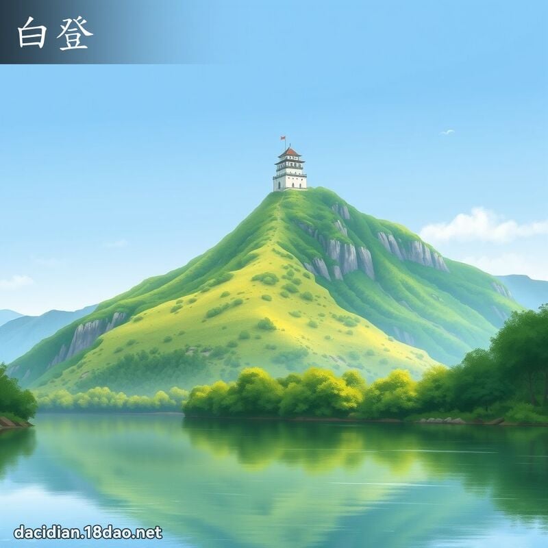白登 - 国语大辞典配图