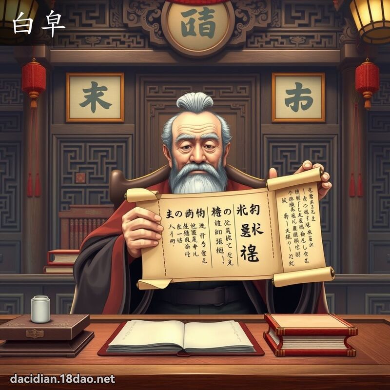 白皁 - 国语大辞典配图