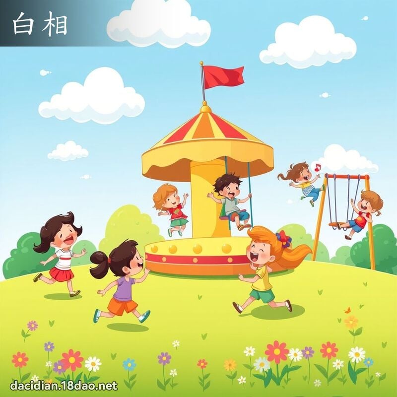 白相 - 國語大辭典配圖
