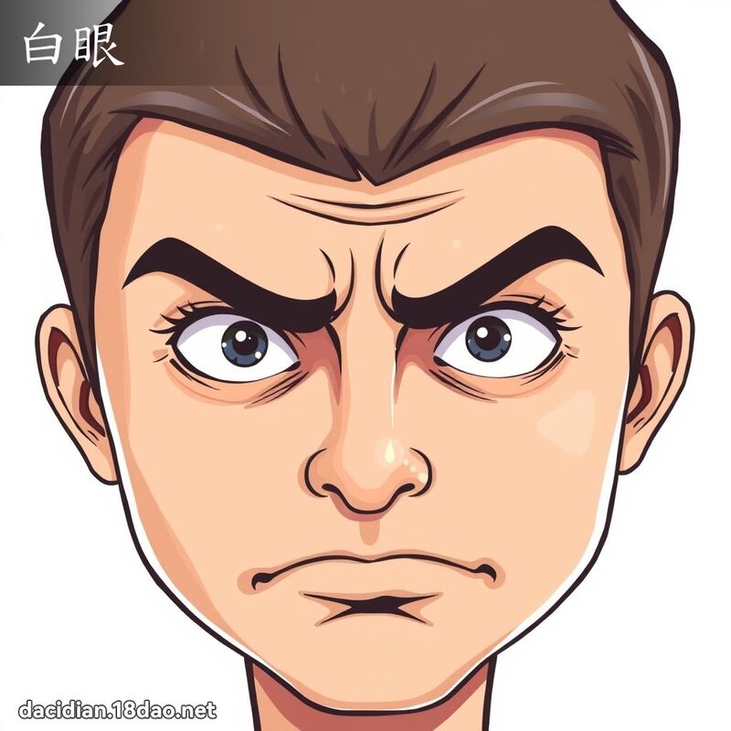 白眼 - 国语大辞典配图