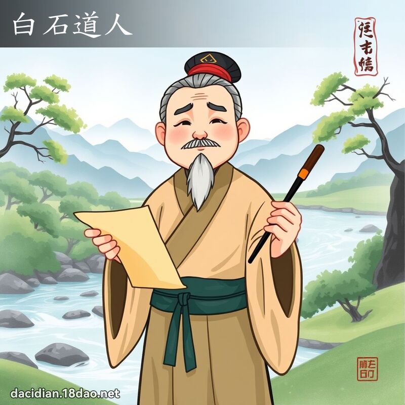白石道人 - 國語大辭典配圖