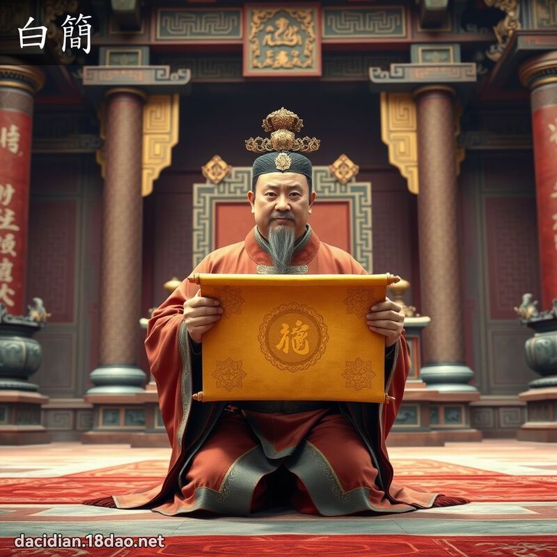 白简 - 国语大辞典配图