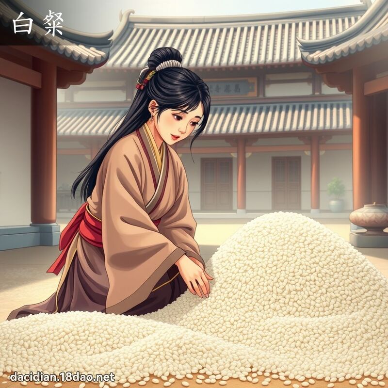 白粲 - 國語大辭典配圖